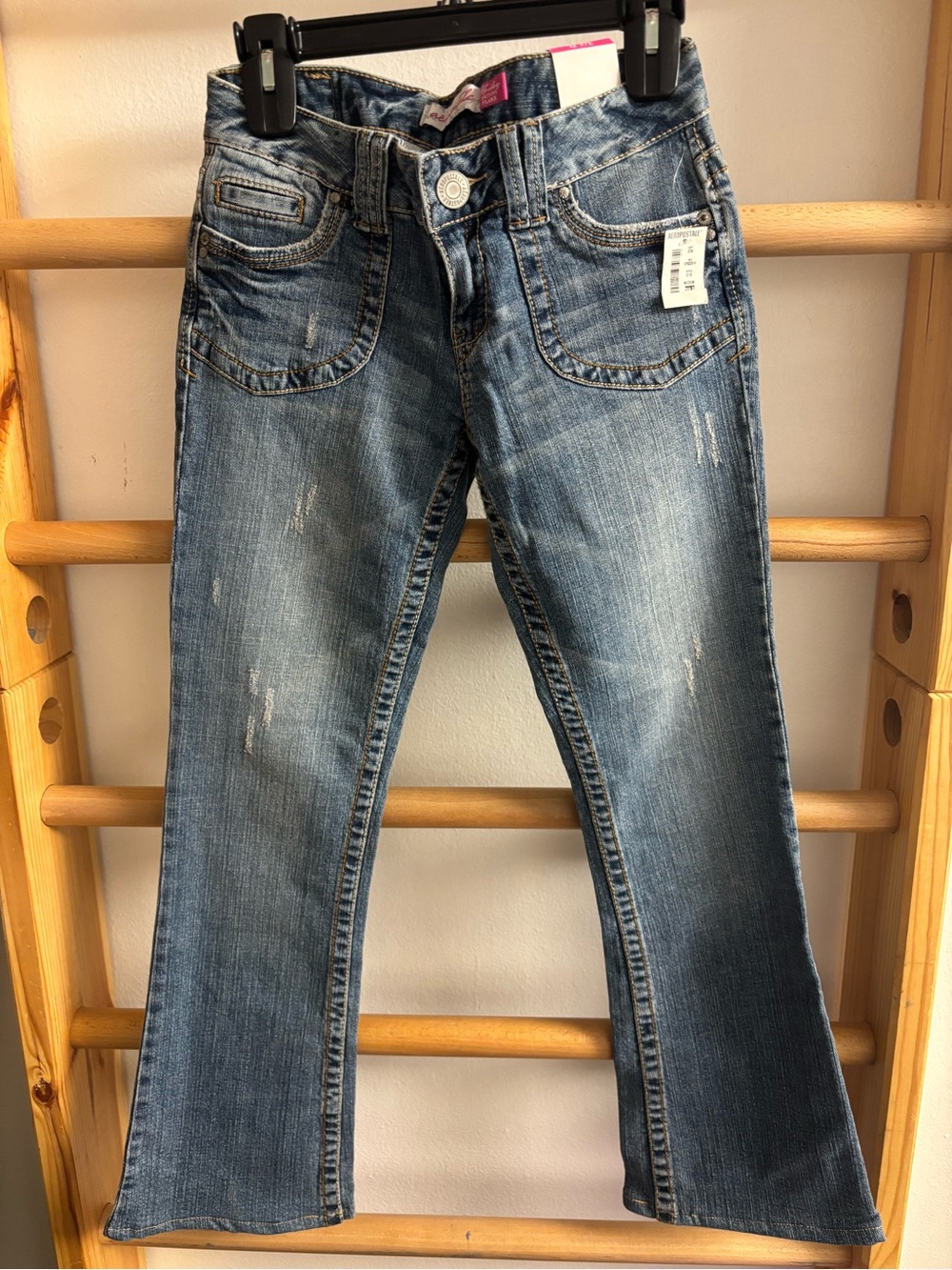 Aeropostale Women Medium Blue Flared Jeans